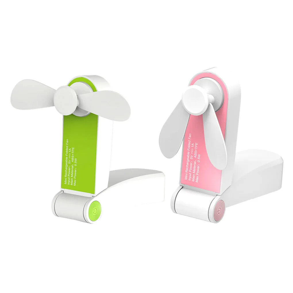 

Usb Pocket Fold Fans Electric Portable Hold Small Fans Originality Small Household Electrical Appliances Desktop Electric Fan