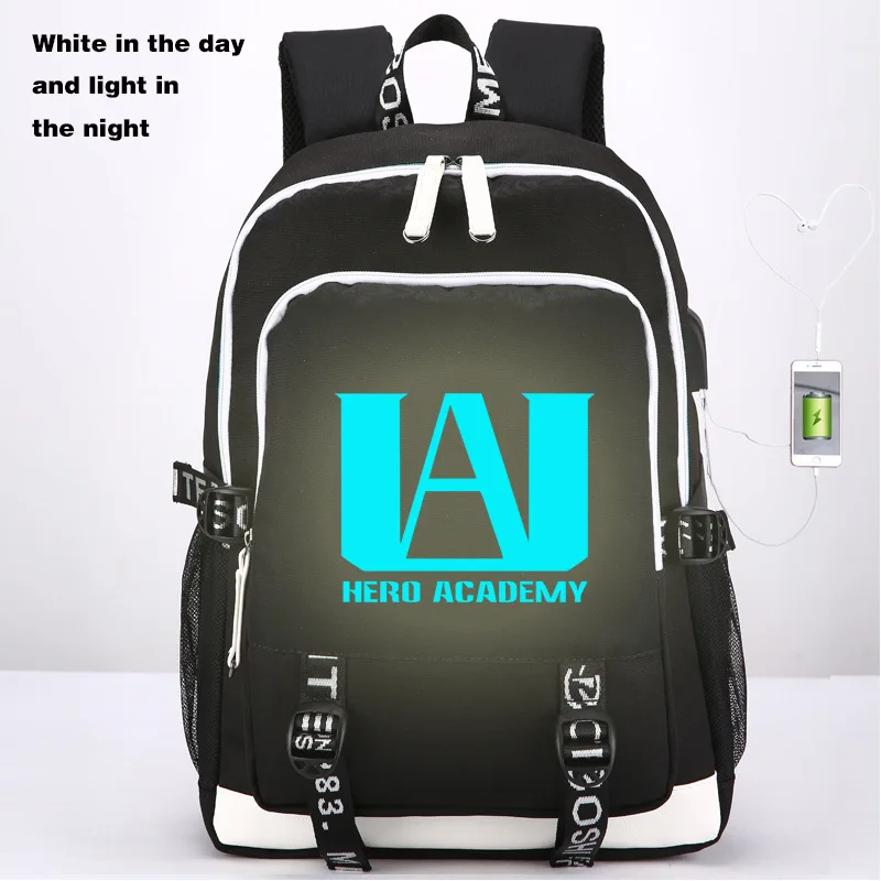 

My Hero College MY Hero Academia Shoulder Knapsack Belt USB Headphone Jack