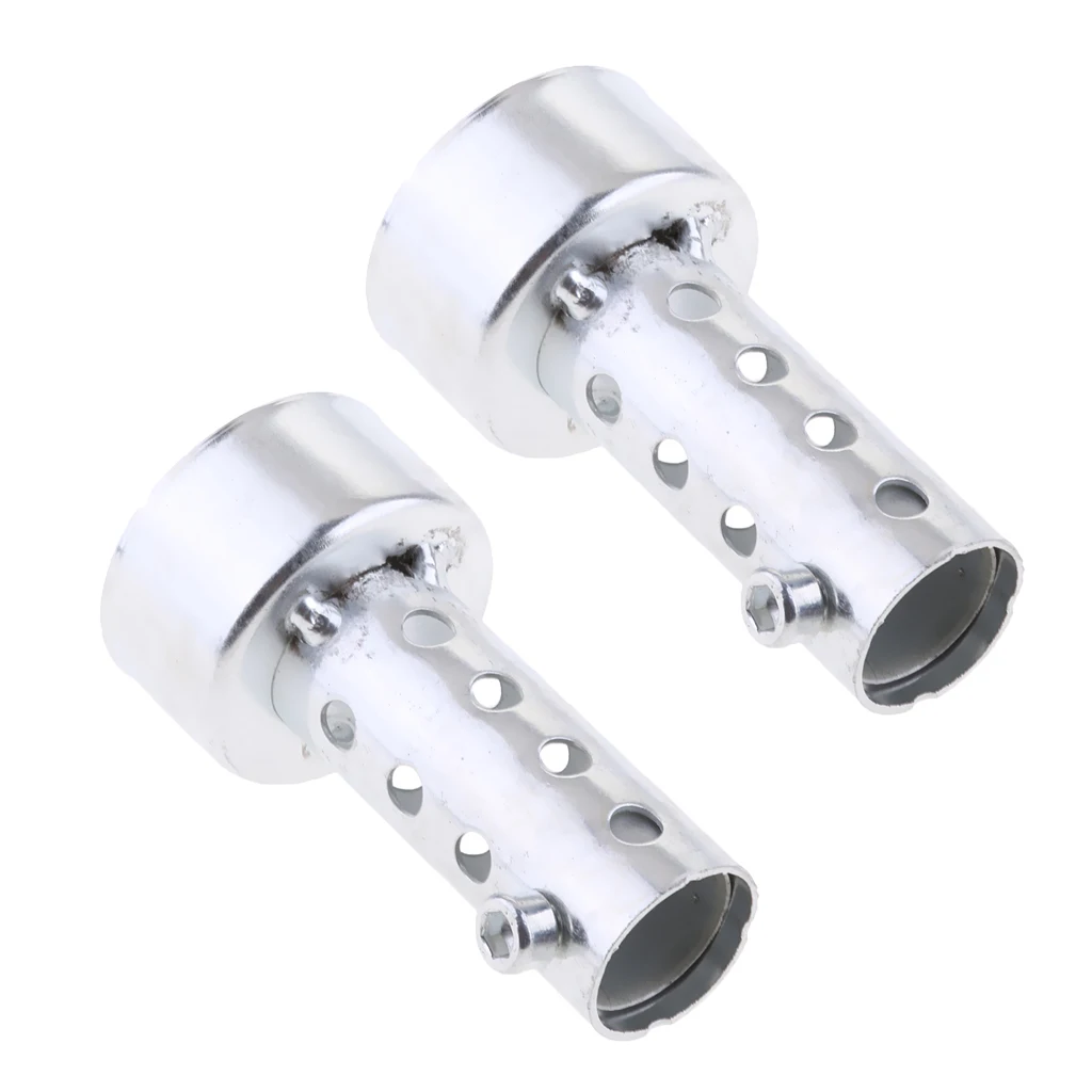 2pcs 80mm Long Exhaust Baffle To Fit 44mm-46mm Exhaust Pipes Baffle 45mm