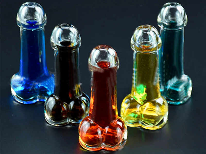 Transparent Creative Penis and Balls Wine/Beer Glass