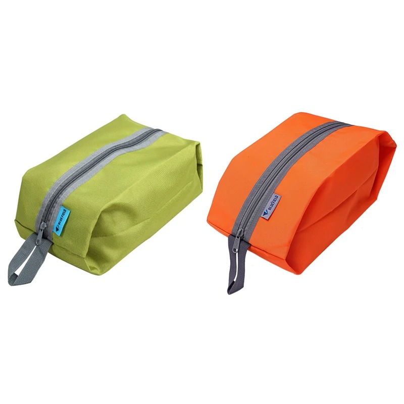 

2Pcs BLUEFIELD Durable Ultralight Outdoor Camping Hiking Travel Storage Bags Waterproof Oxford Swimming Bag Travel Kits.Orange R