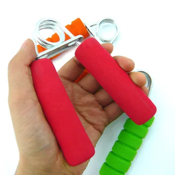 

Strength Training Finger Exercise Wrist Developer Portable Sponge Handle Fitness Muscle Hand Gripper Steel Sports Supplies