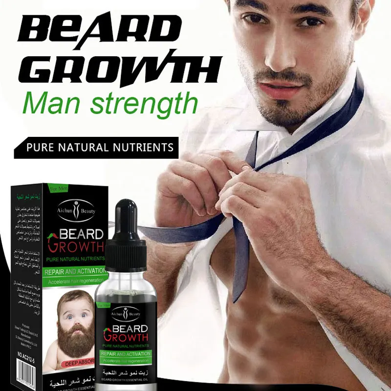 

Natural Organic Beard Oil Balsam Wax Hair Loss Conditioner For Fast Beard Growth 40ml Essence Hair Tonic Gentlemen Beard Care