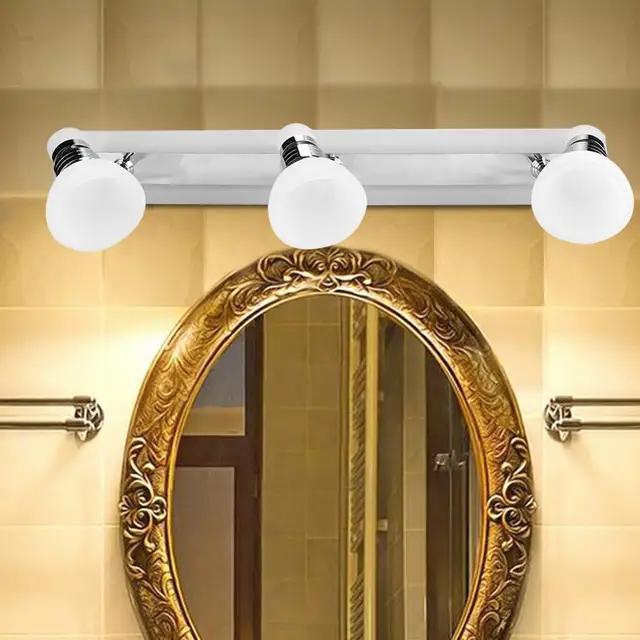 $US $32.89  LED Wall Lights 180-260V Bathroom Mirror Vanity Lighting Inddor Bath Cabinet Mirror Lamp 3 Heads Wa