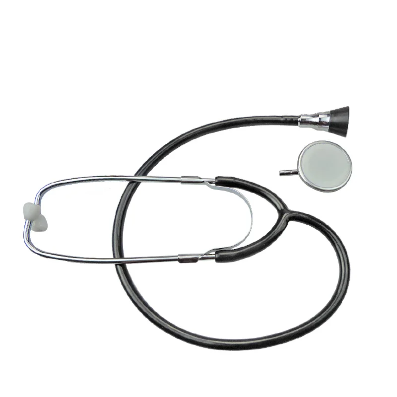 Farm animals Stainless steel Vet Stethoscope Portable Single Head Stethoscope for pig sheep Cardiology Equipment Dedicated 2