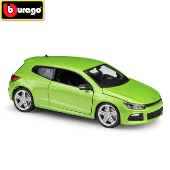 

BBURAGO 1:24 VOLKSWAG SCIROCCO R Diecasts Simulation Alloy Car Model Collection Gifts for Kids Metal Toys Free Shipping with Box