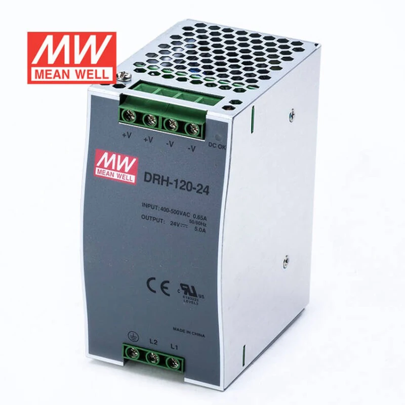 Бренд Mean Well представляет DRH 120 24 DC 24V 5A meanwell Вт один Выход переключение