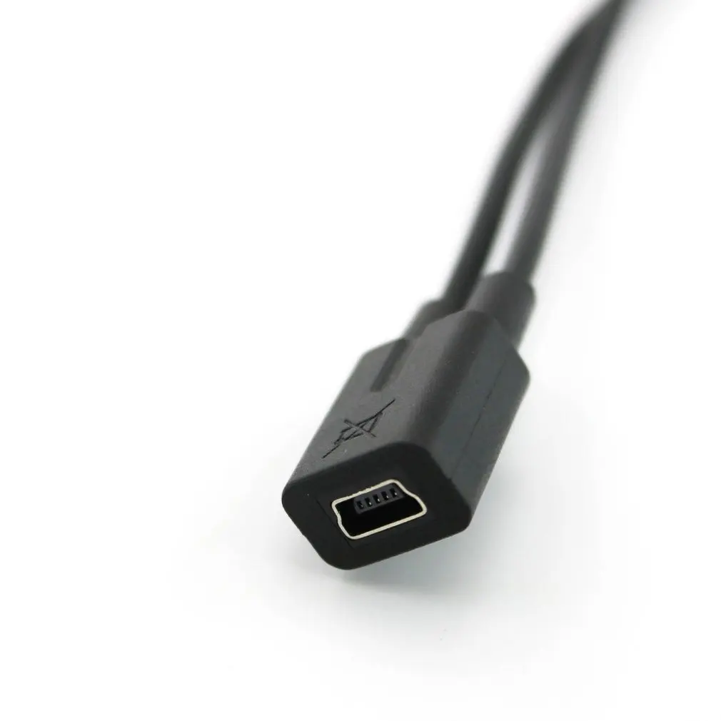От 1 до 2 лет Разветвитель USB кабель для передачи данных 2,0 мини 5-контактный разъем для двойной 2 Мужской конвертер