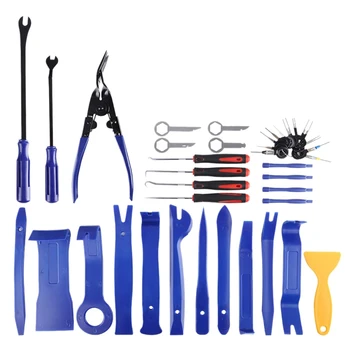 

38 Pcs Car Trim Removal Tool Kits Interior Panel Door Audio Radio Repair Modification Pry Bar Set with Storage Bag