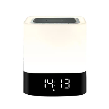 

Smart Touch Bluetooth Speaker Clock LED Dimmable Colorful Night Light