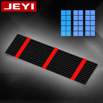 

JEYI N80 N82 Heat dissipation gold bar NVME NGFF M.2 2280 aluminum sheet Thermal conductivity silicon wafer cooler vest armor