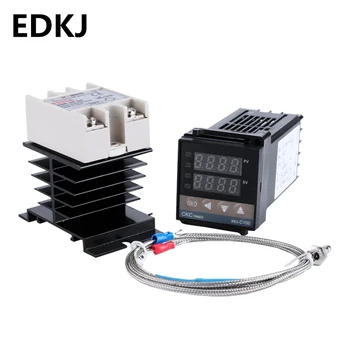 

REX-C100 Thermostat RKC PID Digital intelligent Industrial temperature controller 220V/40A RELAY SSR Relay output