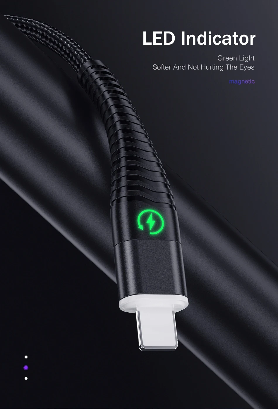 Магнитный USB кабель ROCK светодиодный светильник Micro usb type-C кабель для iPhone XS X Быстрая зарядка usb type C зарядный провод шнур для samsung