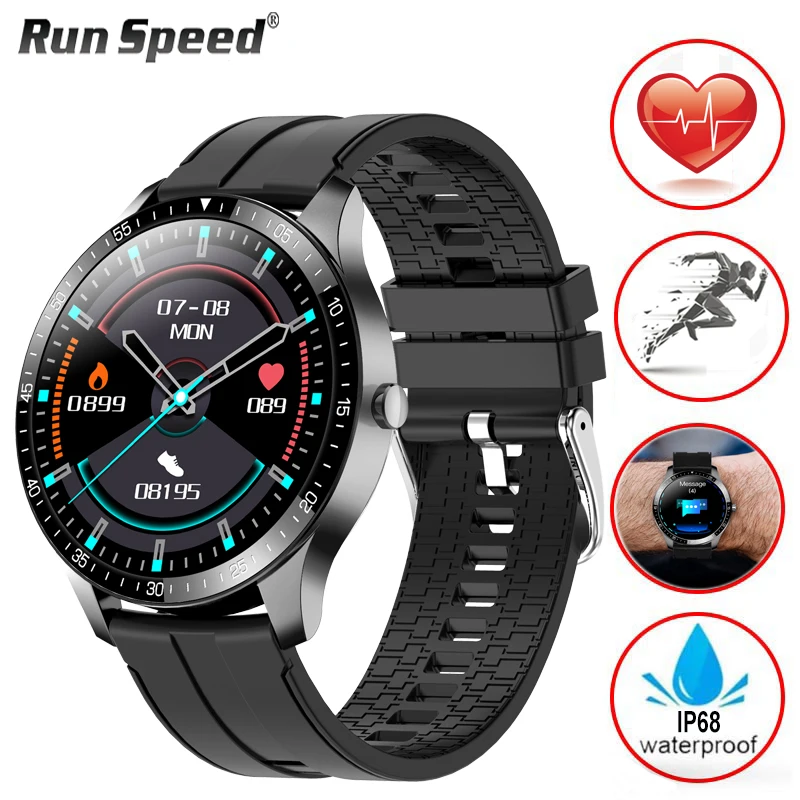 

New S80 Men Smart Watch Sport Fitness Tracker Heart Rate Monitor Information Reminder Phone Reminder Waterproof Women Smartwatch