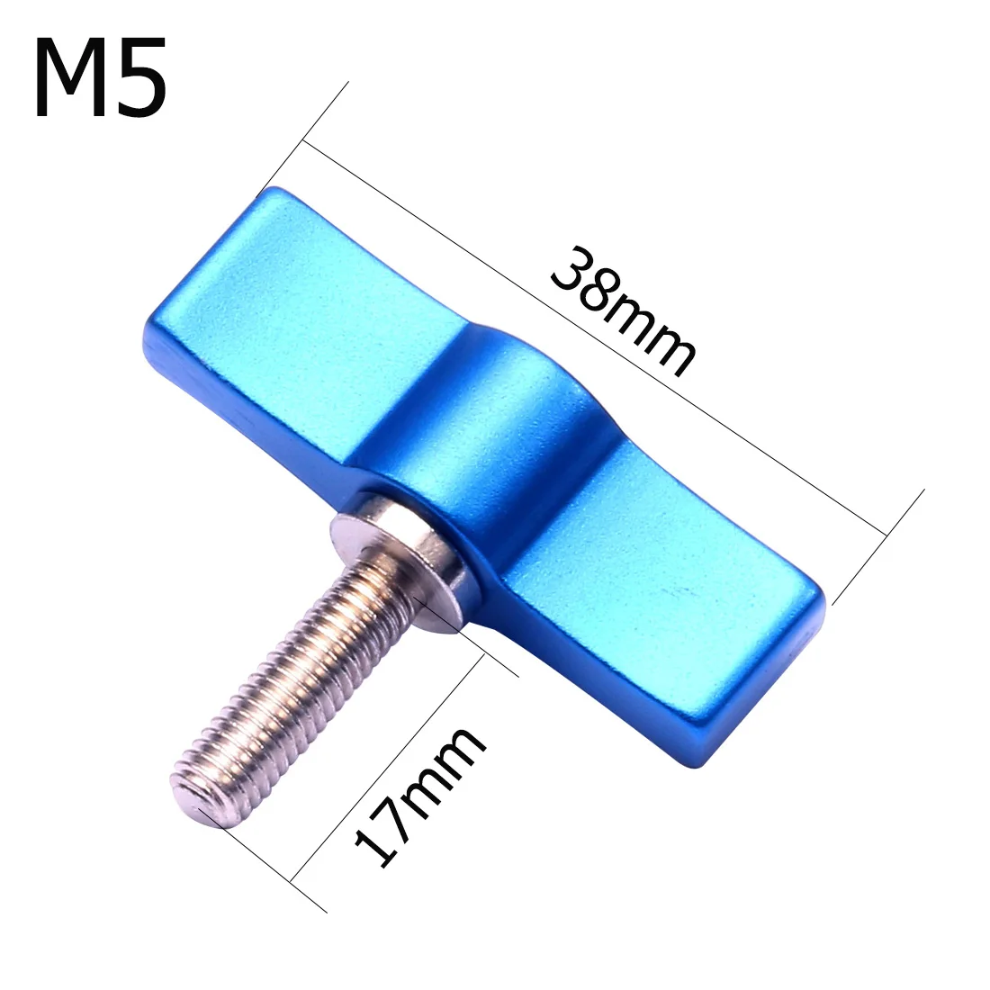 

Aluminum Alloy T-shaped T-type M4/M5/M6 Hand Tighten Screw Handle Adjustable for DSLR Camera Photo Studio Photography Accessory