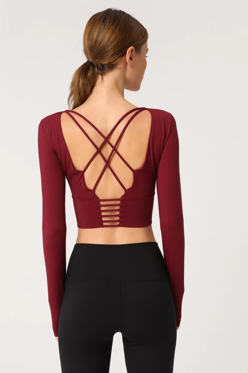 yoga tops with sleeves
