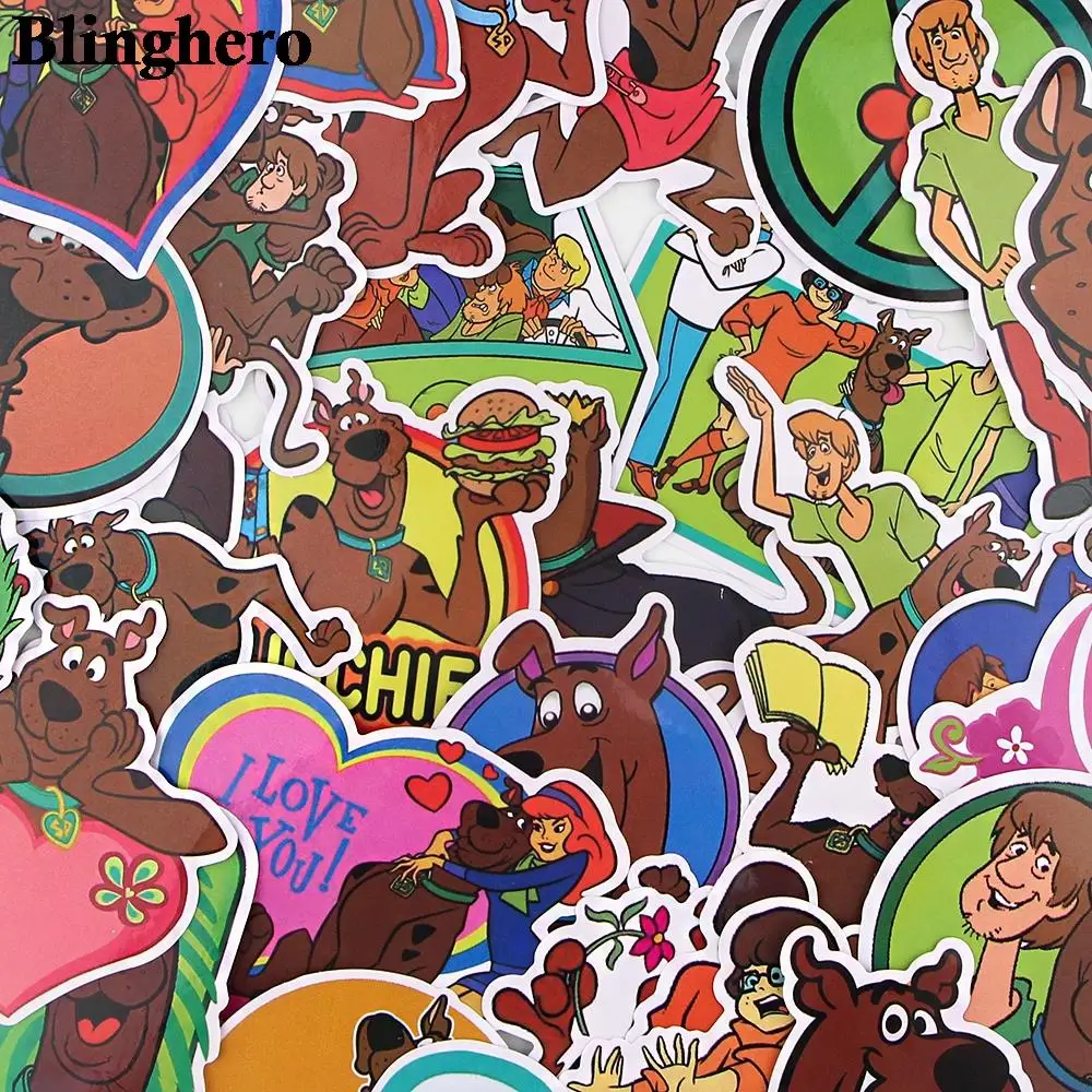 

CA1381 35Pcs/Set Dog Movies Stickers Skateboard Fridge Guitar Laptop Motorcycle Luggage Classic Toy Stickers for Kids gift