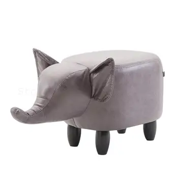 

Wearing shoes stool fabric creative living room soft stool simple leisure sofa stool sitting lazy shoes bench