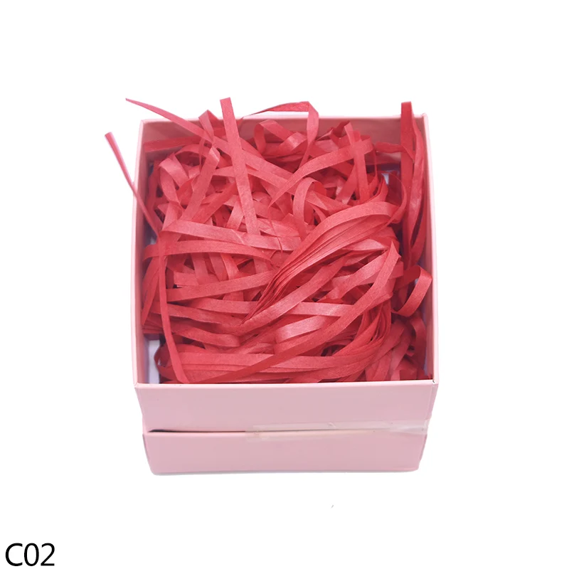 C02 10/20/50 г DIY бумажная рафия измельченные морщинка Бумага конфетти подарки/коробка наполнение Материал наряд в качестве подарка на день рождения Свадебная вечеринка украшения свадебные принадлежности - Цвет: C02