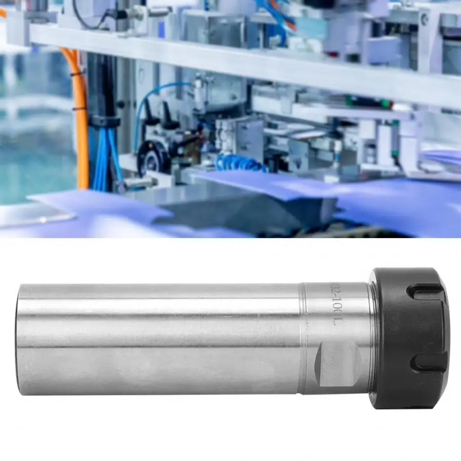 ER32 цанговый держатель C40-ER32-100L цанговый патрон держатель расширение прямой хвостовик гравировальный станок запчасти