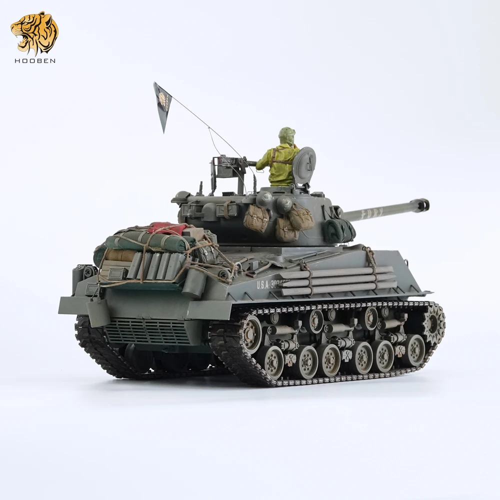 HOOBEN 1/16 американский Средний Танк FURY M4A3E8(HVSS) Sherman Easy 8(E8) Eight 2 4G Радиоуправляемый