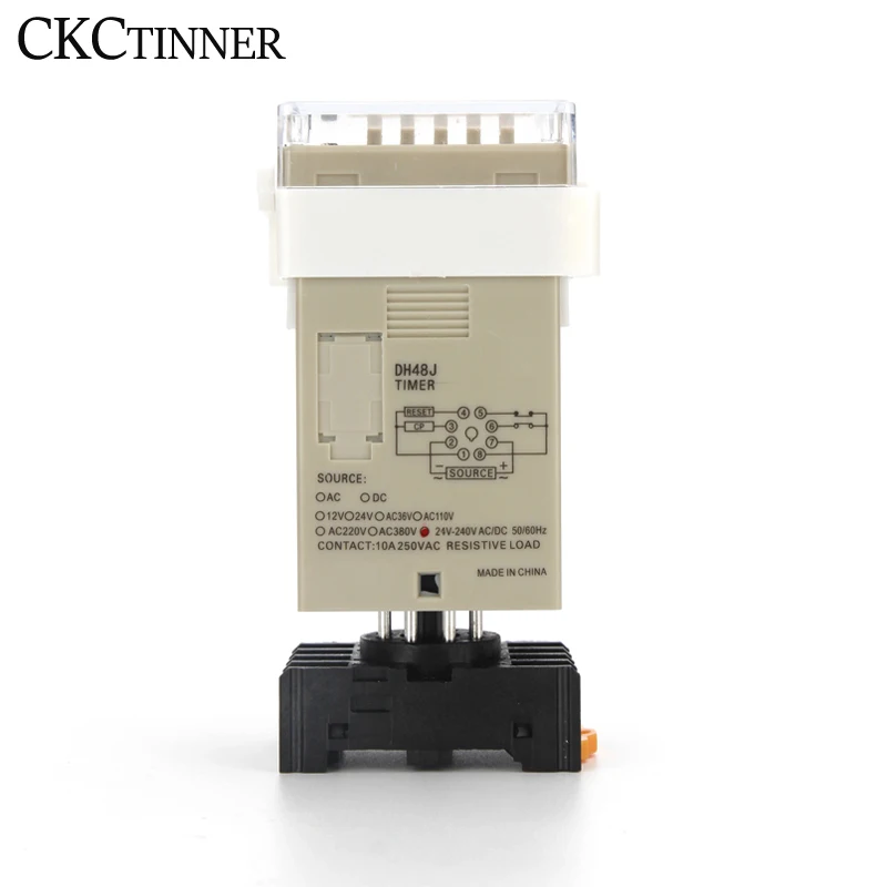 acyclic contadores 1-999900 relé 8pin com base