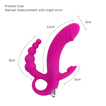 EXVOID Silicone Dildo Vibrator Sex Toys For Women Vagina Clit Stimulator Butt Plug G Spot Massager AV Penis Anal Beads Vibrator 2