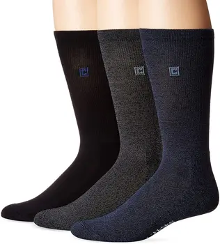 

L112319 men's mixed solid formal sailor socks (3 pairs)