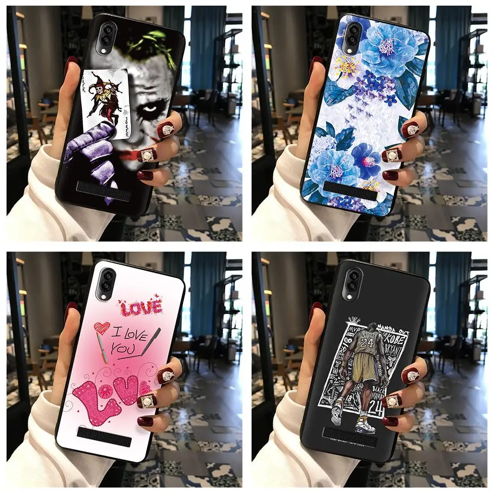 Прочный Оригинальный чехол для телефона Doogee Y8C/X90 женщин мультяшный мальчика