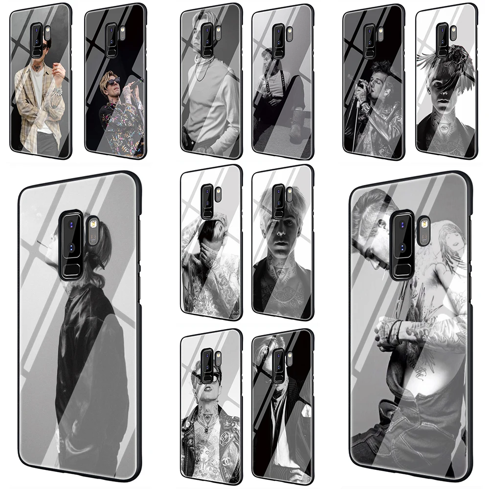 

EWAU Jesse Rutherford Glass Phone Case for Samsung Galaxy S7 8 9 10Plus 10Plus Note8 9 10Plus A10 20 30 40 50 60 70