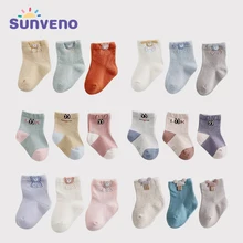  3Pairs/lot 0-2Y Infant Baby Socks Toddler Socks Baby Clothes Accessories Baby Socks for Girls Cotton Mesh Cute Newborn Boy 