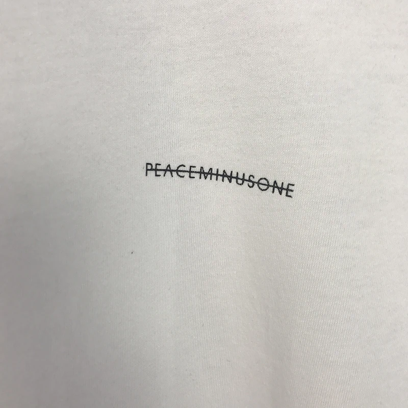Peaceminusone граффити Смайлик Футболка унисекс футболка GD Harajuku стиль большой свободный Peaceminusone летняя футболка