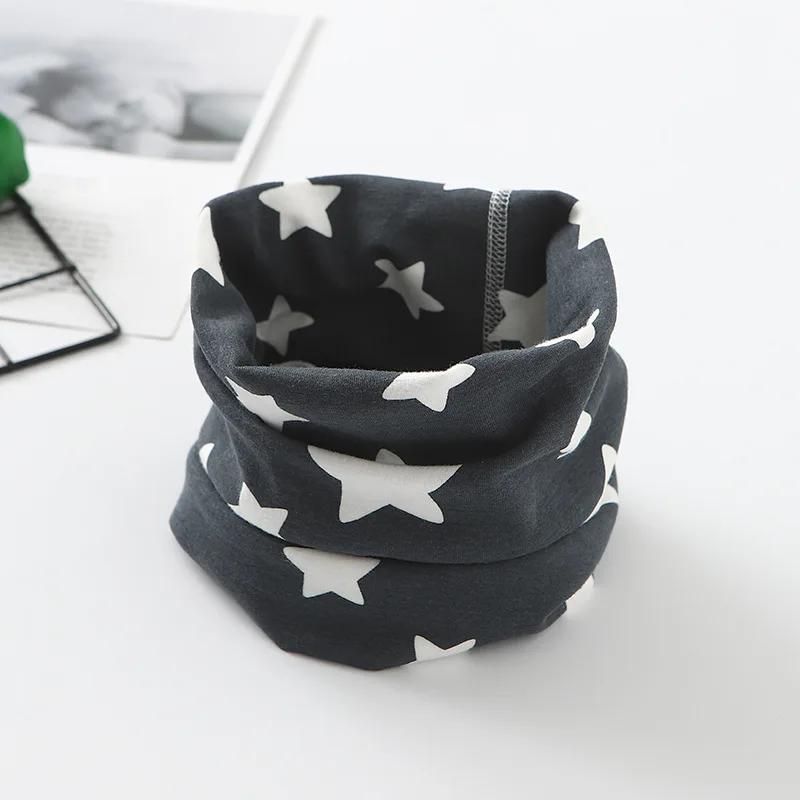 New Autumn Winter Children's Cotton Scarf Cartoon Kids Mufflers Outdoor Windproof Baby Warm Scarf Boys Collar Girls Neckerchief