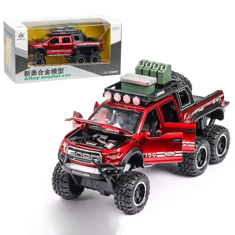 RCtown 1:32 имитация Раптора F150 Acousto Optic Устойчивый сплав модель автомобиля детская