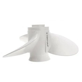 

9 7 / 8x11 1/4 Aluminum Marine 3 Blades Boat Outboard Propeller 20-30HP 664-45947-01-EL White Replace Accessories