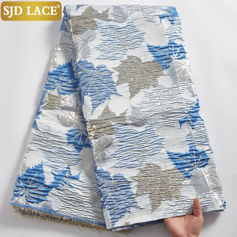 SJD 레이스 프렌치 브로케이드 레이스 원단, 아프리카 레이스 원단 자수 자카드 티슈, 여성용 웨딩 파티 드레스, 2023 최신