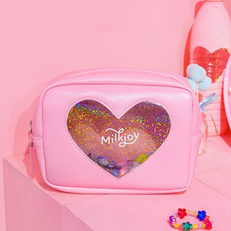 Bentoy-Milkjoy-Laser-Lucency-Cosmetic-Cases-Diamonds-Hologram-Heart-Girl-Make-up-Bag-Case-Travel-Toiletry (2)