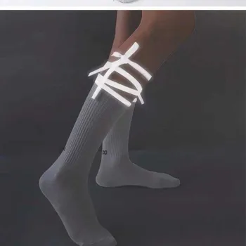 

NiceMix Cross Long Women's Stockings 2020 New Fashion Solid Color Stockings Straps Personality Stockings Calcetines Altos Mujer