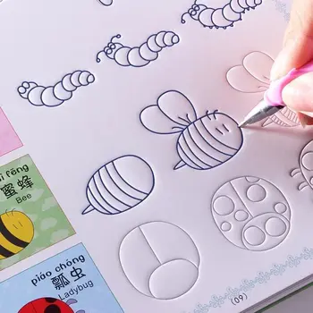 

Nuevo libro para colorear con dibujos de animales, vegetales y plantas de Groove para bebÃ©s, libros para niÃ±os, libros para pint