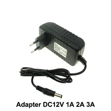 Adaptateur DC12V AC100-240V, transformateur d'éclairage, sortie dc 12v 1a/2a/3a, alimentation pour bande LED