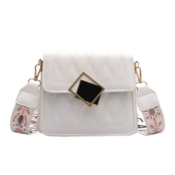 

Fashion PU Leather Solid Color Women Messenger Bags Classic Retro Casual Crossbody Bags Elegant Shoulder Handbag