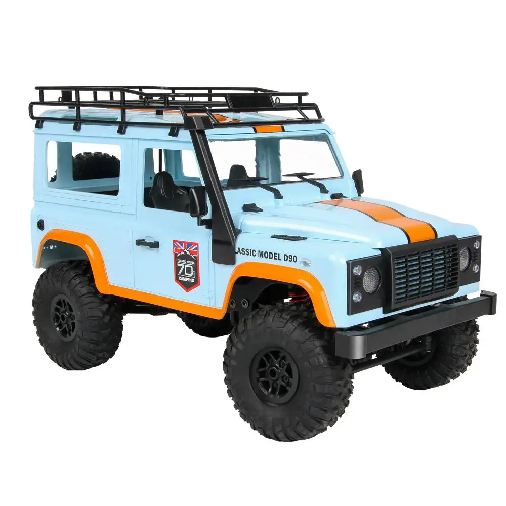 MN 99 2.4Ghz RC Car 1:12 4WD RTR Crawler Radio Control Car Off-Road Car for Land Rover Vehicle Model Two Battery Toys for Kids