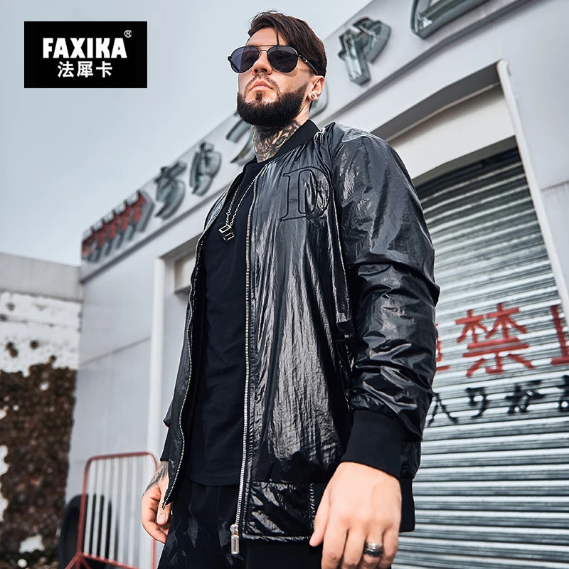 FAXIKA Большие размеры Мужская осень 2019 плюс больше шерстяное пальто и толстая