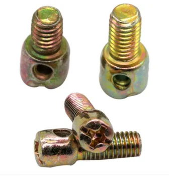 

50pcs M3 M4 phillips meter screws electric power bolts with hole round head male screw galvanized color 6mm-60mm length