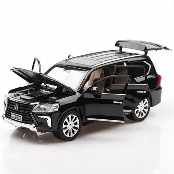 

Kuulee 1:24 X570 Alloy Car Model Simulation Children Off-road Vehicle with Light Sound Doors Trunk Engine Hook Open