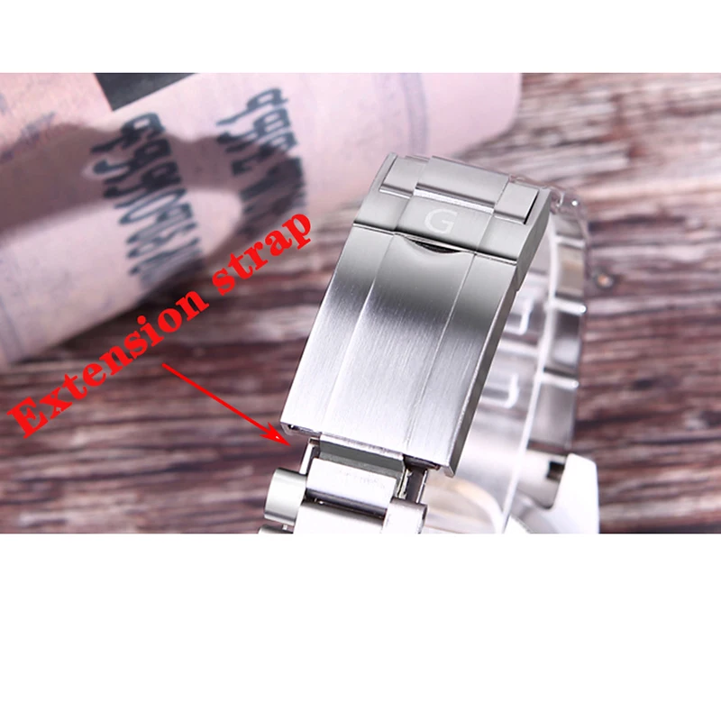 GUANQIN 2020 Japan NH35A Mechanical Movement watch men 100M waterproof Automatic watch Ceramics Sport Sapphire Relogio Masculino