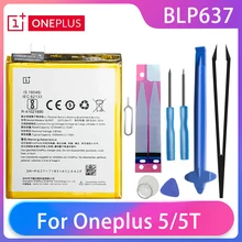 

Original Oneplus 5/5T A5001A5010 Phone Battery BLP637 3300mAh High Capacity One Plus Phone Batteries Free Tools Phone AKKU