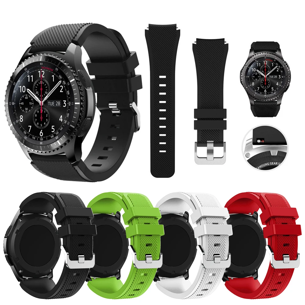 Силиконовый ремешок для Samsung Galaxy S3 Frontier/Classic watch S 3 спортивный