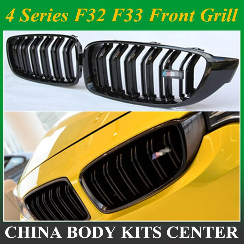 

4 Series F32 F33 Front ABS Grill for BMW F36 F80 M3 F82 F83 M4 2 Door Coupe Convertible 420i 428i 435i 428d 420d 425d 430d 435d