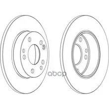 Диск Тормозной Передний(К-Т 2 Диска Цена За 1шт.) Ferodo арт. DDF053
